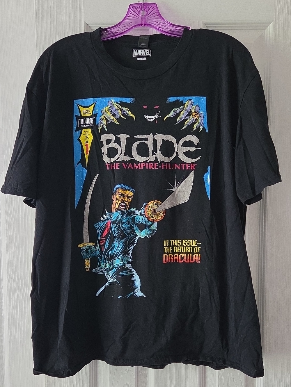 Marvel Blade The Vampire-Hunter Graphic Tee Men's XL